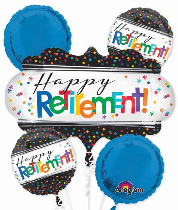 Officially Retired 5-Piece Foil Balloon Bouquet