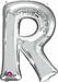 16 Inch Silver Letter R Balloon