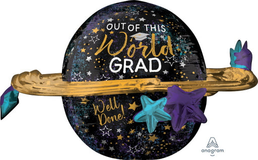 Out of This World Grad 29-Inch Foil Balloon