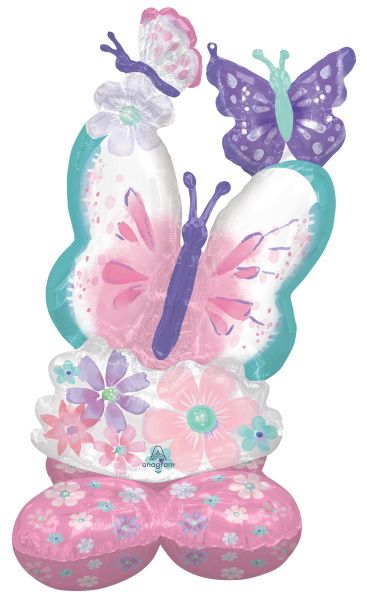 Flutters Butterfly AirLoonz 44-Inch Foil Balloon