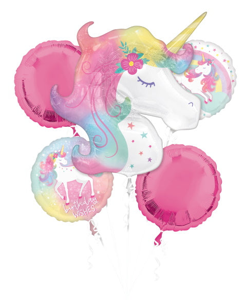 Enchanted Unicorn Foil Balloon Bouquet
