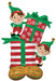 Christmas Elves AirLoonz Foil Balloon, 53 Inch