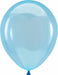 Anagram Crystal Blue 5-Inch Latex Balloons, 100 Count