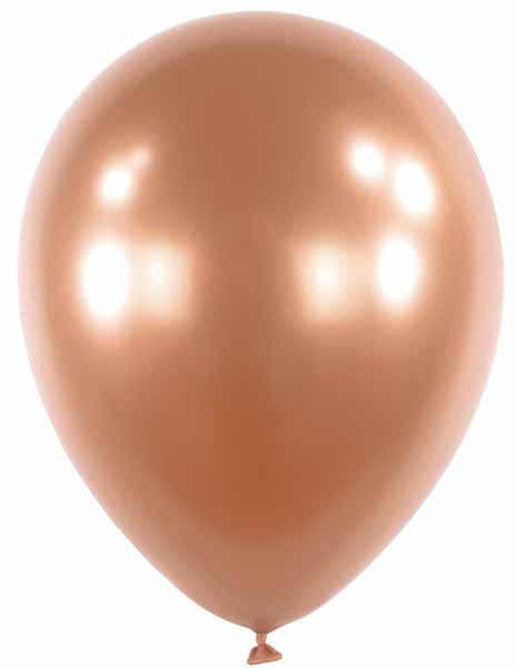 Anagram Luxe Rose Copper 5-Inch Latex Balloons, 100 Count
