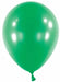 Anagram 5-Inch Metallic Green Latex Balloons, 100 Count
