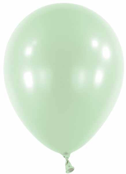 Anagram Pearl Mint Green 5-Inch Latex Balloons, 100 Count