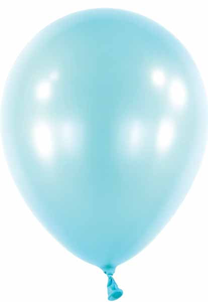 Anagram Pearl Pastel Blue 5-Inch Latex Balloons, 100 Count