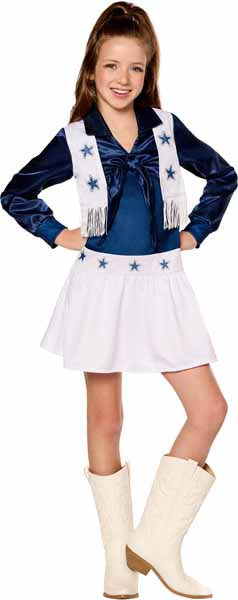 Dallas Cheer Duty Youth Dress Costume, Medium