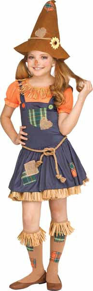 Sweet Scarecrow Child Costume, Large (12-14)