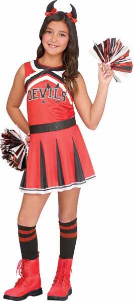 Devils Cheerleader Child Costume, Large 12/14