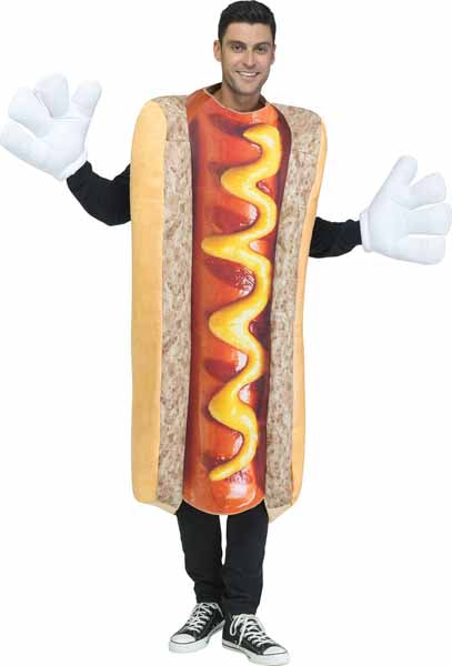 Adult Photorealistic Hot Dog Costume