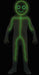 Boys' Light-Up Stick Figure Costume, Size 8-10