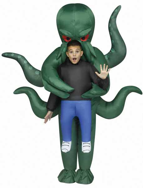 Cthulhu Inflatable Child Costume, Fits Up to Size 14