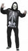 Adult EZ Skeleton Shirt and Mask Costume Set