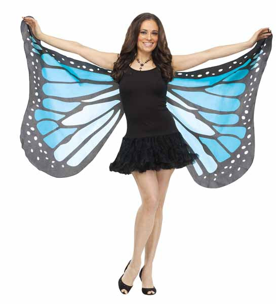 Adult Blue Soft Butterfly Wings
