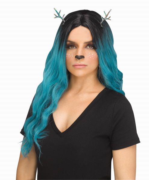 Silver Mini Antlers Costume Accessory