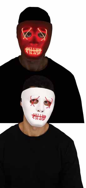Illumo White Mask with Red String