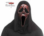 Red Marble Ghost Face Mask