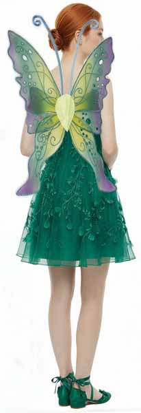 Green Fairy Costume Wings