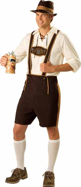 Bavarian Guy Men's Costume, Large