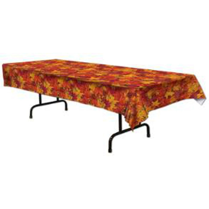 50"X108" Fall Leaf Table cover (1 Pk)