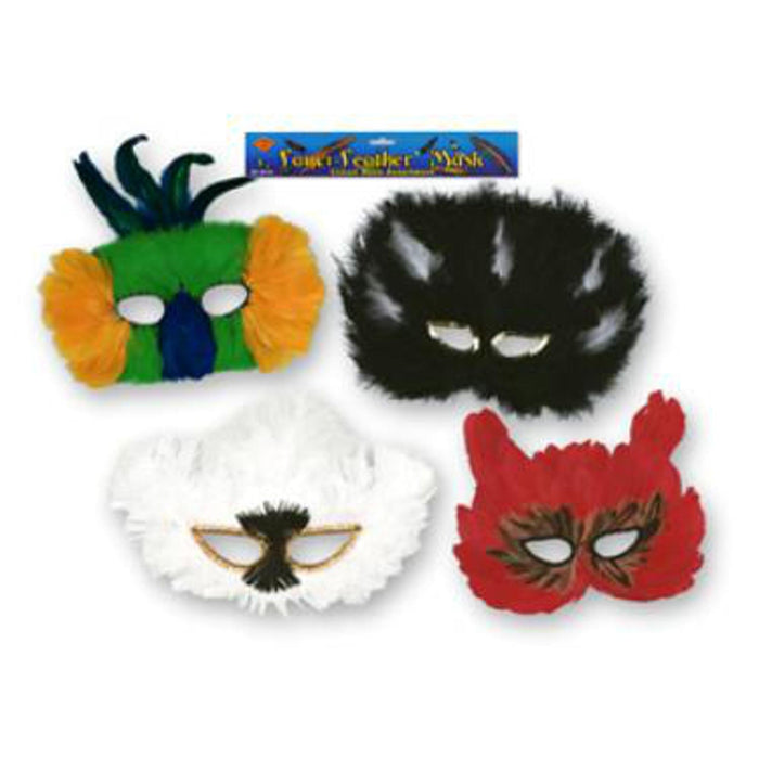 Fanci Feather Mask (1/Pkg)