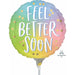 Feel Better Ombré 4" Round Foil Air-fill Balloon (10/Pk)