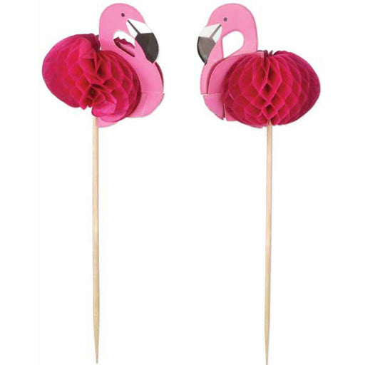 Flamingo Picks - Pack Of 24