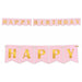 Sweet 16 Foil Happy Birthday Streamer Glamorous Decor for Your Celebration (3/Pk)