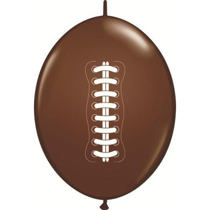 Football Chocolate 12" Quicklink 50/Bag.