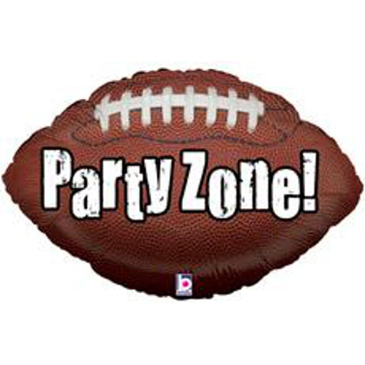 "Football Party Balloon: 38" Shape Pkgd B"