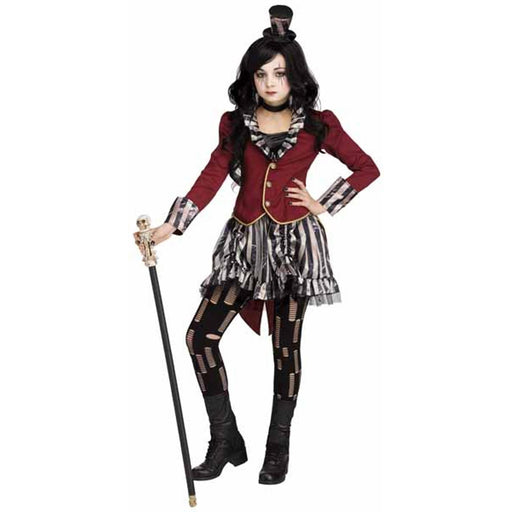 Girls Freak Show Ringmistress Ringmaster Costume - X-Large (14-16) (1/Pk)