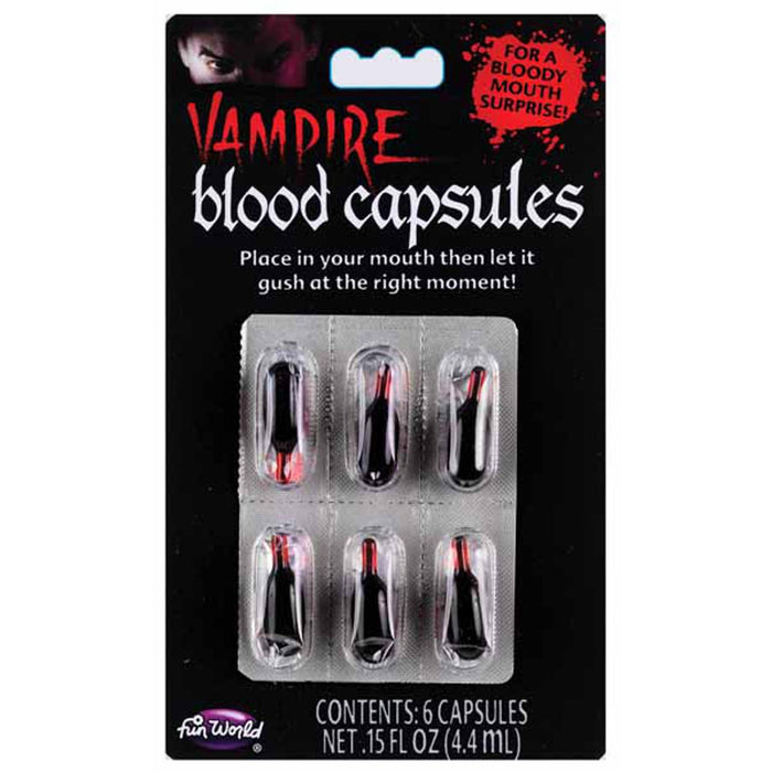 Fun World'S Liquid Blood Capsule 6/Pk.