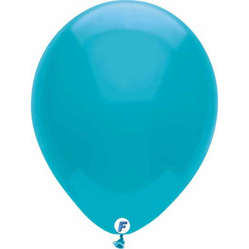 Funsational Turquoise Balloons - 12", 15 Count.