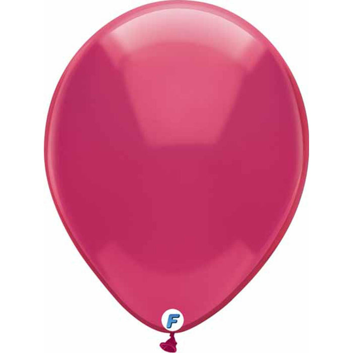 Funsational Crystal Fuschia Balloons - 50 Pack (12 Inch)