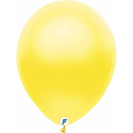 Funsational Pearl Yellow Balloons - 50 Pack, 12"