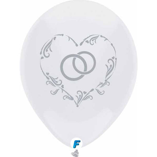 Funsational Plastic Wedding Rings - Set Of 8, 12" Diameter Rings