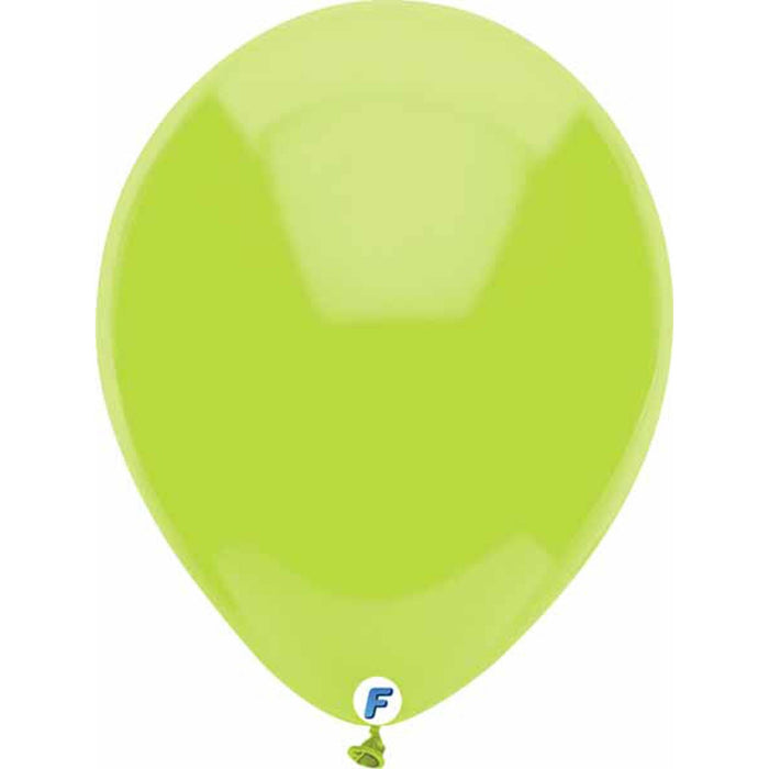 Funsational Lime Green Balloons 50-Pack, 12"