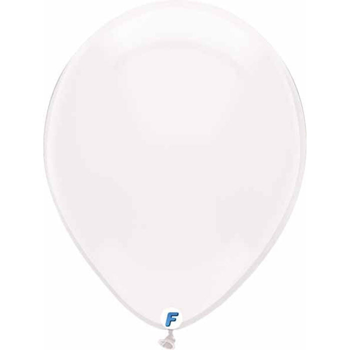 Funsational Crystal Clear Balloons (12", 100/Bag)