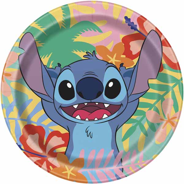 Lilo & Stitch dessert plates for a Lilo & Stitch birthday party