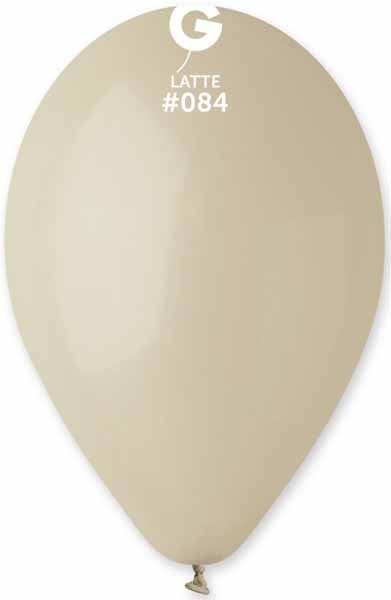 Gemar 12-Inch Latte #084 Latex Balloons, 50 Count