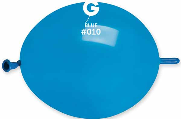 Gemar G-Link 13-Inch Blue #010 Latex Balloons, 50 Count