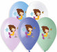 Gemar 13" Sweet Mermaid Printed Latex Balloons, 50 Count