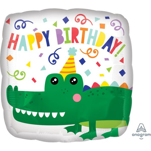 Gator Happy Birthday Balloon Kit With Helium Tank