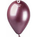 "Gemar 13" Shiny Pink Balloons - 25/Bag (#091)"