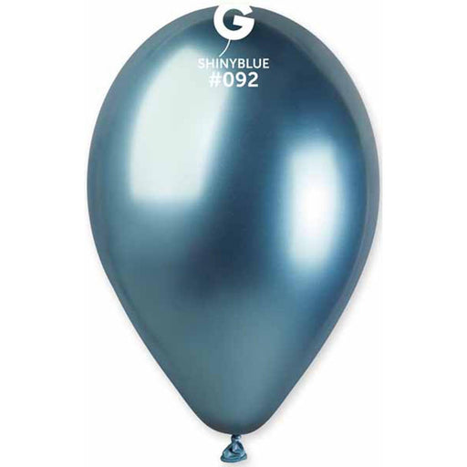 Gemar 13" Shiny Blue Balloons (25-Pack)