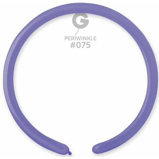 Gemar 160 Periwinkle Balloons - 50/Bag (#075)