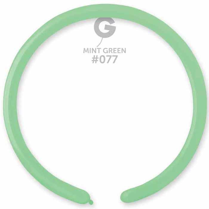 Gemar 160 Mint Green Latex Balloons - 50 Pack.