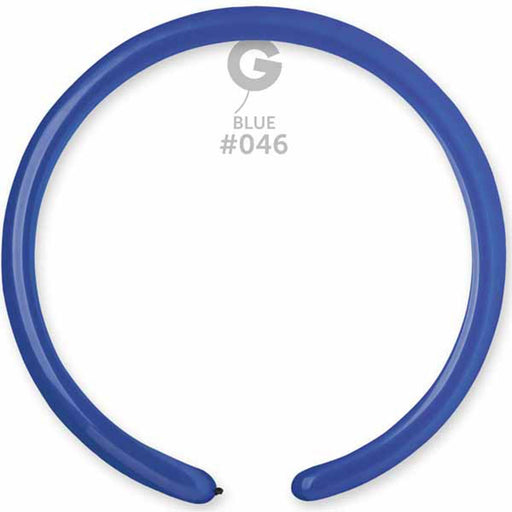 Gemar 160 Royal Blue Latex Balloons - 50/Bag