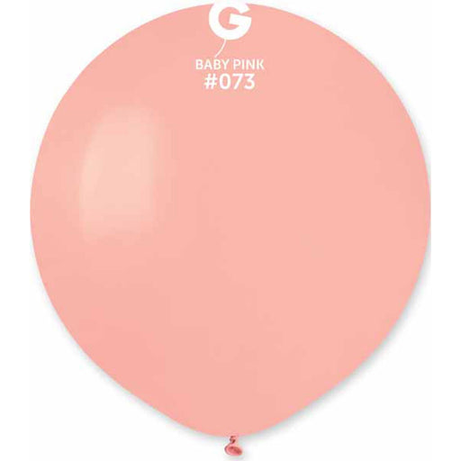 Gemar 19" Baby Pink Balloons - 25/Bag #073.